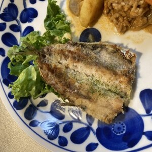 いわしのマヨネーズパン粉焼き